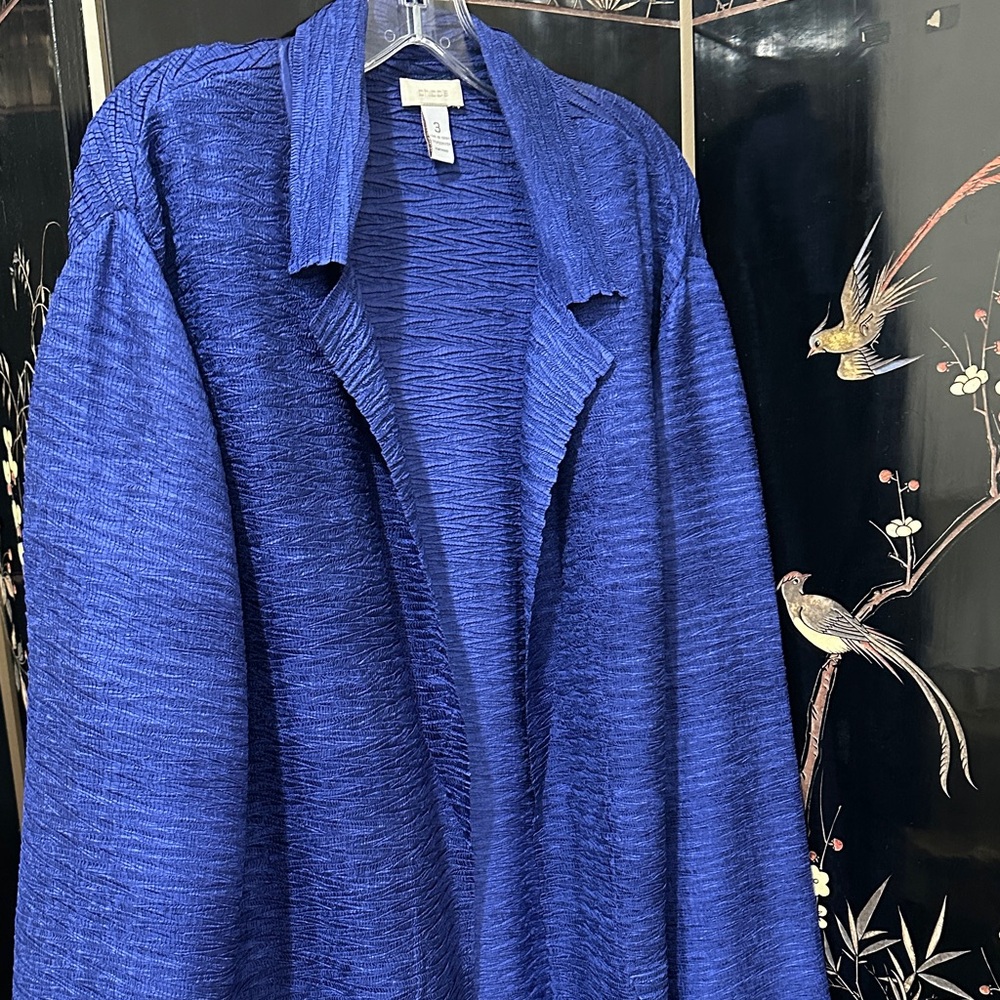 Chico's Royal Blue Travelers Jacket